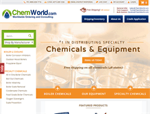 Tablet Screenshot of boilerchemicals.com